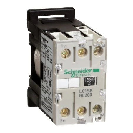 Schneider® Contacteur - 2P - AC-3 400V 5A - Bobine 230Vca - TeSys LC1SKGC200P7 1 Schneider® Contacteur - 2P - AC-3 400V 5A - Bobine 230Vca - TeSys LC1SKGC200P7
