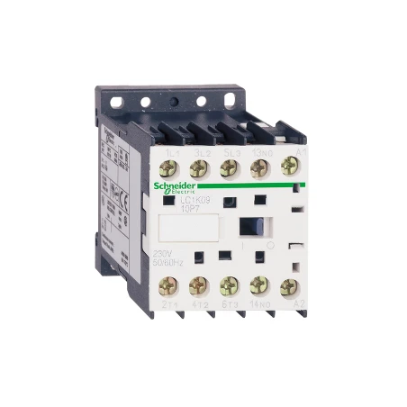 Schneider® Contacteur - 3P - AC-3 440V - 12A - Bobine 24Vcc - TeSys LP1K1210BD 1 Schneider® Contacteur - 3P - AC-3 440V - 12A - Bobine 24Vcc - TeSys LP1K1210BD