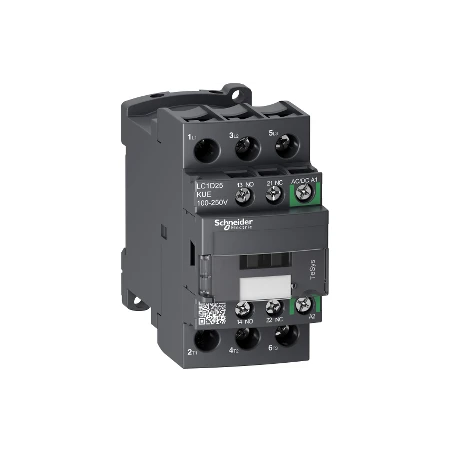 Schneider® Contacteur - 3P - AC-3 440V - 25A - Bobine 230Vca - TeSys LC1D25P7 1 Schneider® Contacteur - 3P - AC-3 440V - 25A - Bobine 230Vca - TeSys LC1D25P7