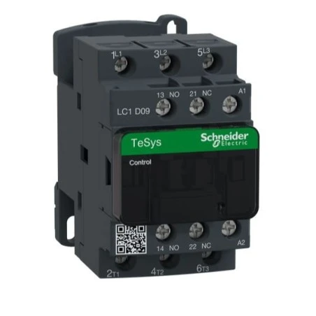 Schneider® Contacteur - 3P - AC-3 440V - 9A - Bobine 48Vca -TeSys - LC1D09E7 1 Schneider® Contacteur - 3P - AC-3 440V - 9A - Bobine 48Vca -TeSys - LC1D09E7