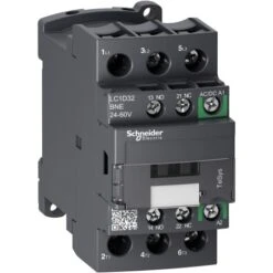 Schneider® Contacteur - 3P(3 NO) - AC3 - 440V 32A - 24 à 60Vca-cc - TeSys D - LC1D32BNE