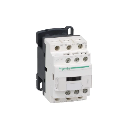 Schneider® Contacteur - 5F+0O - Instantané - 10A - 230Vca - TeSys CAD50P7 1 Schneider® Contacteur - 5F+0O - Instantané - 10A - 230Vca - TeSys CAD50P7