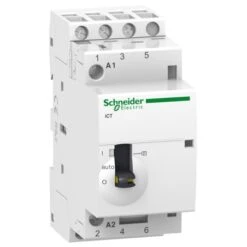 Schneider® Contacteur à Commande Manuelle 25A 3NO 230...240VCA 50Hz - Acti9, ICT