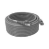 Cordon RJ45 10m - CAT6A - Surmoulé S/FTP - 100Ω - LS0H - Gris