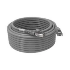 Cordon RJ45 10m - CAT6A - Surmoulé S/FTP - 100Ω - LS0H - Gris