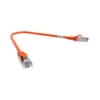 Cordon RJ45 0,3m - CAT6A - Surmoulé S/FTP - 100Ω - LSOH - Orange