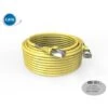 Cordon RJ45 10m - CAT6A - Surmoulé S/FTP - 100Ω - LS0H - Jaune