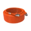 Cordon RJ45 10m - CAT6A - Surmoulé S/FTP - 100Ω - LS0H - Orange