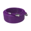 Cordon RJ45 10m - CAT6A - Surmoulé S/FTP - 100Ω - LS0H - Violet