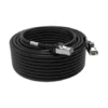 Cordon RJ45 15m - CAT6A - Surmoulé S/FTP - 100Ω - LS0H - Noir