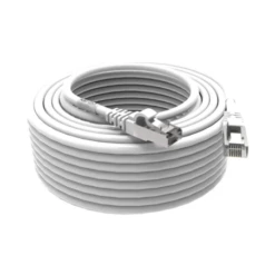 Cordon RJ45 20m - CAT6A - Surmoulé S/FTP - 100Ω - LS0H - Blanc