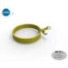 Cordon RJ45 2m - CAT6A - Surmoulé S/FTP - 100Ω - LS0H - Jaune
