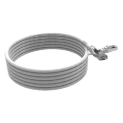 Cordon RJ45 3m - CAT6A - Surmoulé S/FTP - 100Ω - LS0H - Blanc