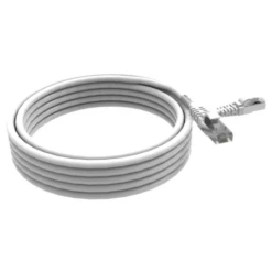 Cordon RJ45 5m - CAT6A - Surmoulé S/FTP - 100Ω - LS0H - Blanc