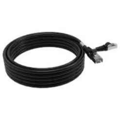 Cordon RJ45 5m - CAT6A - Surmoulé S/FTP - 100Ω - LS0H - Noir