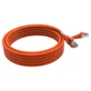 Cordon RJ45 5m - CAT6A - Surmoulé S/FTP - 100Ω - LS0H - Orange