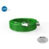 Cordon RJ45 7m - CAT6 - Surmoulé F/UTP - 100Ω - LSOH - Vert