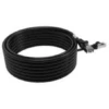 Cordon RJ45 7m - CAT6A - Surmoulé S/FTP - 100Ω - LS0H - Noir