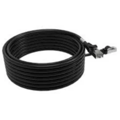 Cordon RJ45 7m - CAT6A - Surmoulé S/FTP - 100Ω - LS0H - Noir