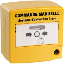 Déclencheur Manuel Double Action De Commande Manuelle Jaune Double Contact