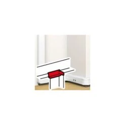 Legrand Dérivation Plane Vers Goulotte Mosaic 50x105mm Pour Réf. 075602 Et 075604