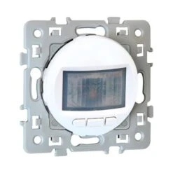 Détecteur 3 Fils Avec Neutre SQUARE 1 Poste - 300W - Blanc