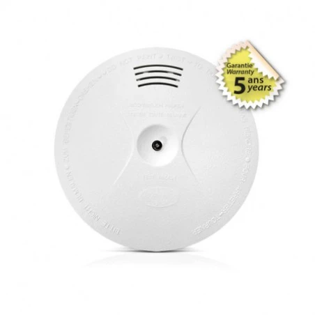 Détecteur De Fumée Longue Durée - Garantie 5 Ans 1 Détecteur De Fumée Longue Durée - Garantie 5 Ans
