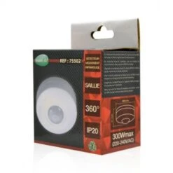 Détecteur De Mouvement Infrarouge Saillie IP20 360° -Maison Moderne Electricite detecteur de mouvement infrarouge saillie ip20 360 vision el 2