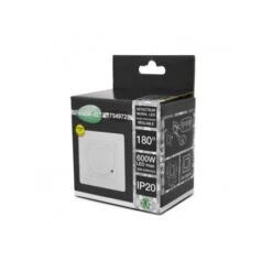 Détecteur Mural Automatique LED RF ON/OFF/AUTO IP20 180° -Maison Moderne Electricite detecteur mural automatique led rf on off auto ip20 180 vision el 3