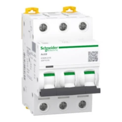 Schneider® Disjoncteur 16A Courbe D - 3P - Acti 9 IC60N