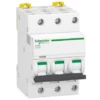 Schneider® Disjoncteur 25A Courbe D - 3P - 6000A/10kA - Acti9 IC40N