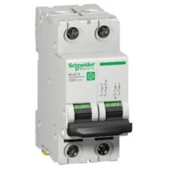 Schneider® Disjoncteur 2P - 63A - Courbe C - 500V-DC - Multi9 C60H-DC