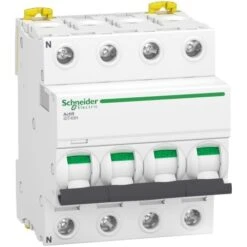 Schneider® Disjoncteur 40A Courbe C - 4P - 10000A/15kA - Acti9 IDT40N