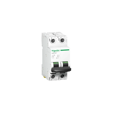 Schneider® Disjoncteur 63A - 2P - Courbe C - C60H-DC 1 Schneider® Disjoncteur 63A - 2P - Courbe C - C60H-DC