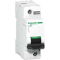 Schneider® Disjoncteur 63A Courbe C - 1P - 15 KA - C120H