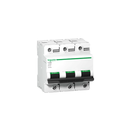 Schneider® Disjoncteur 80A Courbe B - 3P - 10 KA - C120N 1 Schneider® Disjoncteur 80A Courbe B - 3P - 10 KA - C120N