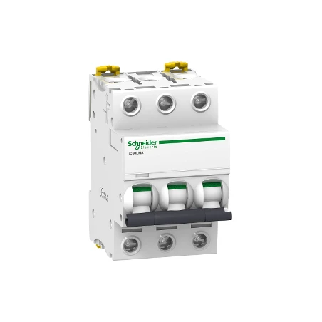 Schneider® Disjoncteur à Déclenchement Instantané 12,5A Courbe MA - 3P - Acti9 IC60L 1 Schneider® Disjoncteur à Déclenchement Instantané 12,5A Courbe MA - 3P - Acti9 IC60L