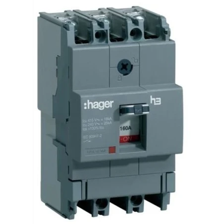 Disjoncteur Boitier Moulé Fixe 3P 160A 18kA CTC 1 Disjoncteur Boitier Moulé Fixe 3P 160A 18kA CTC