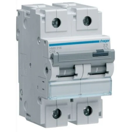 Disjoncteur Courbe C 2P 50KA 16A 3M 1 Disjoncteur Courbe C 2P 50KA 16A 3M