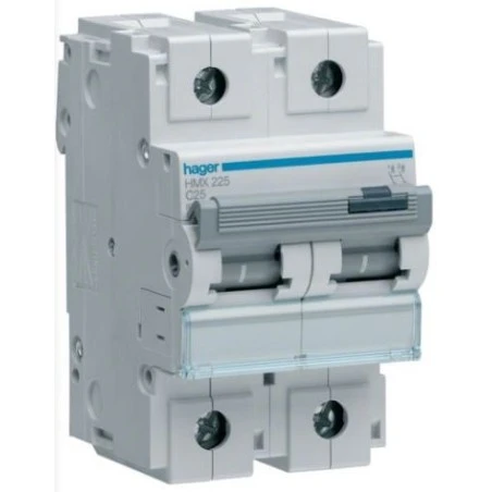 Disjoncteur Courbe C 2P 50KA 25A 3M 1 Disjoncteur Courbe C 2P 50KA 25A 3M