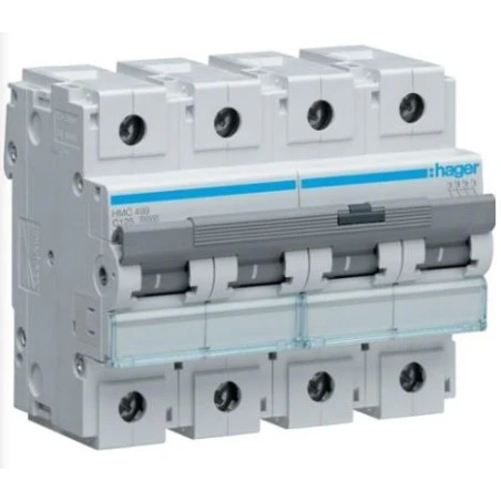 Disjoncteur Courbe C 4P 15KA 125A 6M 1 Disjoncteur Courbe C 4P 15KA 125A 6M