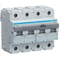 Disjoncteur Courbe C 4P 15KA 80A 6M