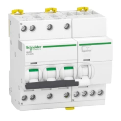 Schneider® Disjoncteur Différentiel - 32A - Acti9 ICV40N - 3P+N - Courbe C - 30mA - Type AC
