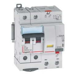 Legrand Disjoncteur Différentiel DX³ 6000 2P - 230 à 400V~ - 32A - 30mA - Courbe C
