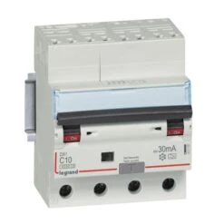 Legrand Disjoncteur Différentiel DX³ 6000 - 4P - 400V~ - 10A - Type A - 30mA