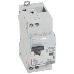 Legrand Disjoncteur Différentiel DX³ 6000 U+N - 230V~ - 10A - Type F - 300mA
