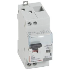 Legrand Disjoncteur Différentiel DX³ 6000 U+N - 230V~ - 16A - Type AC- 10mA