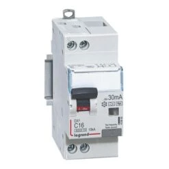 Legrand Disjoncteur Différentiel DX³ 6000 U+N - 230V~ - 16A - Type F - 30mA