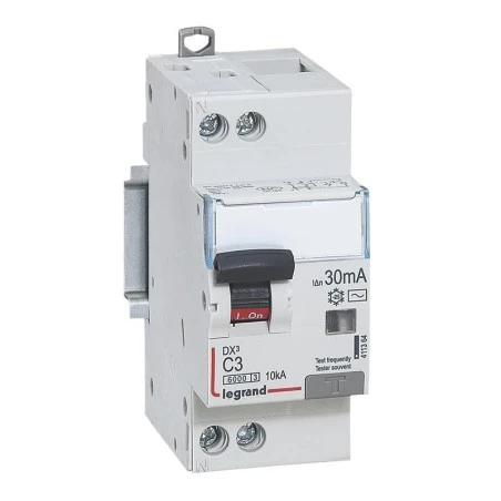 Legrand Disjoncteur Différentiel DX³6000 Vis/vis U+N 230V~ - 3A - Type AC 30mA 1 Legrand Disjoncteur Différentiel DX³6000 Vis/vis U+N 230V~ - 3A - Type AC 30mA