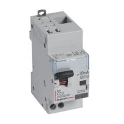 Legrand Disjoncteur Différentiel U+N 230V~ - 10A TypeAC 30mA - 2 Modules - Auto/vis - DX³4500